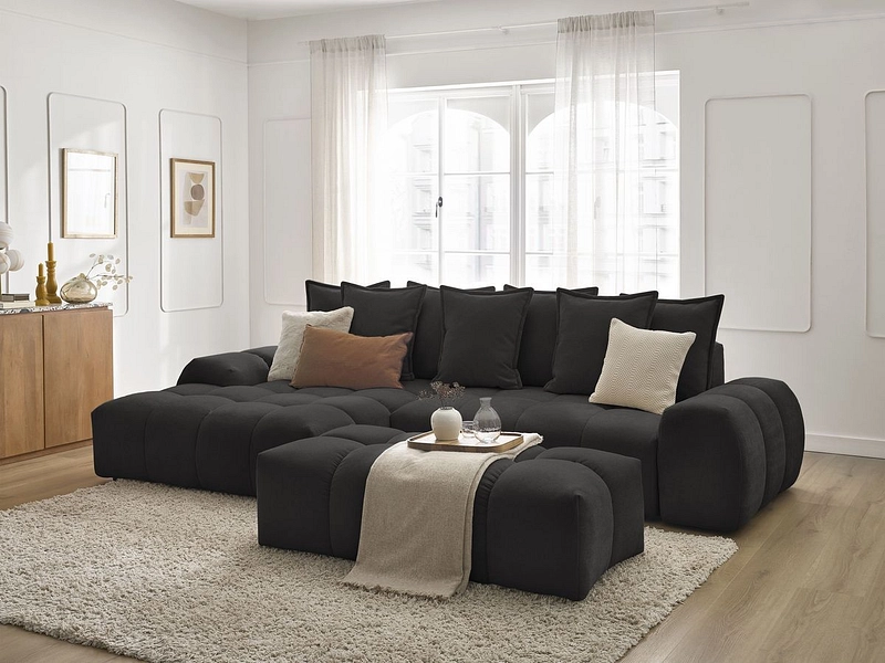 Ecksofa mit Hocker BOBOCHIC EVEREST