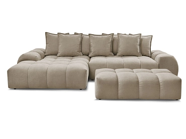 Ecksofa mit Hocker BOBOCHIC EVEREST
