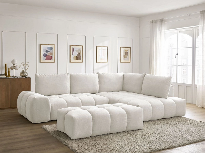 Ecksofa mit Hocker BOBOCHIC EVEREST