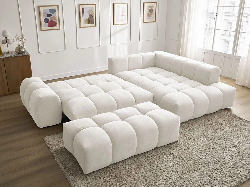 Ecksofa mit Hocker BOBOCHIC EVEREST