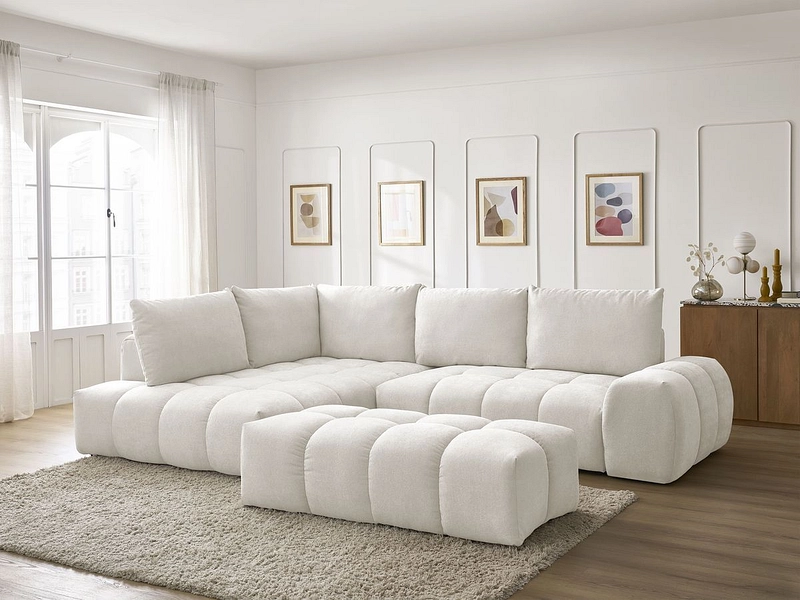 Ecksofa mit Hocker BOBOCHIC EVEREST