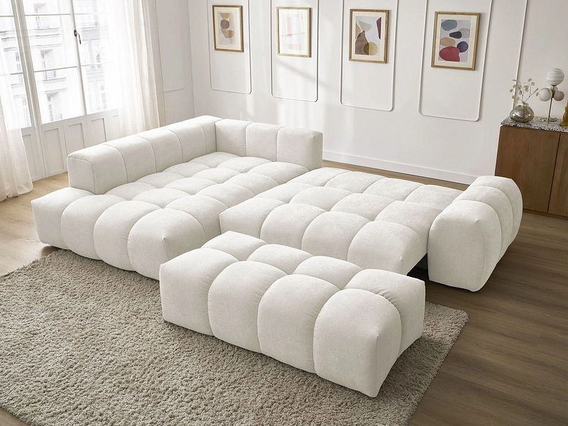 Ecksofa mit Hocker BOBOCHIC EVEREST