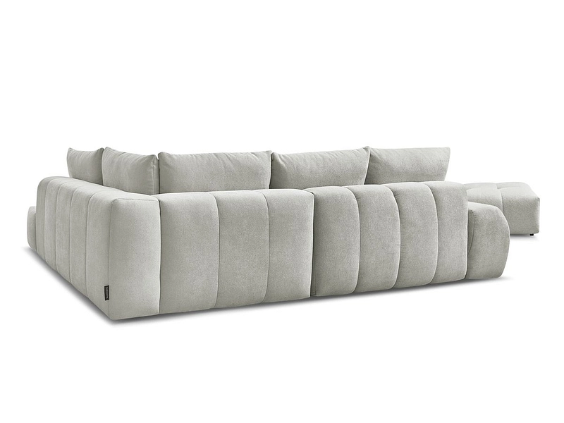 Divano ad angolo con pouf BOBOCHIC EVEREST