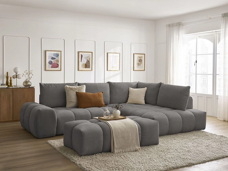 Ecksofa mit Hocker BOBOCHIC EVEREST