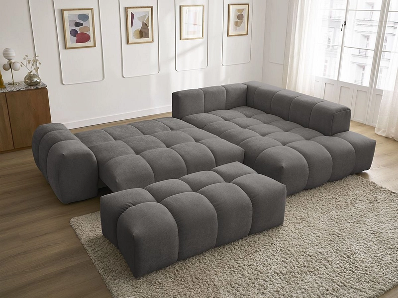 Ecksofa mit Hocker BOBOCHIC EVEREST