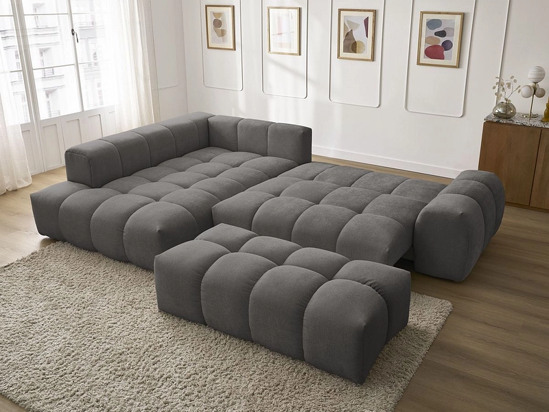 Ecksofa mit Hocker BOBOCHIC EVEREST