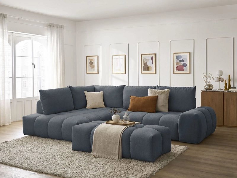 Ecksofa mit Hocker BOBOCHIC EVEREST