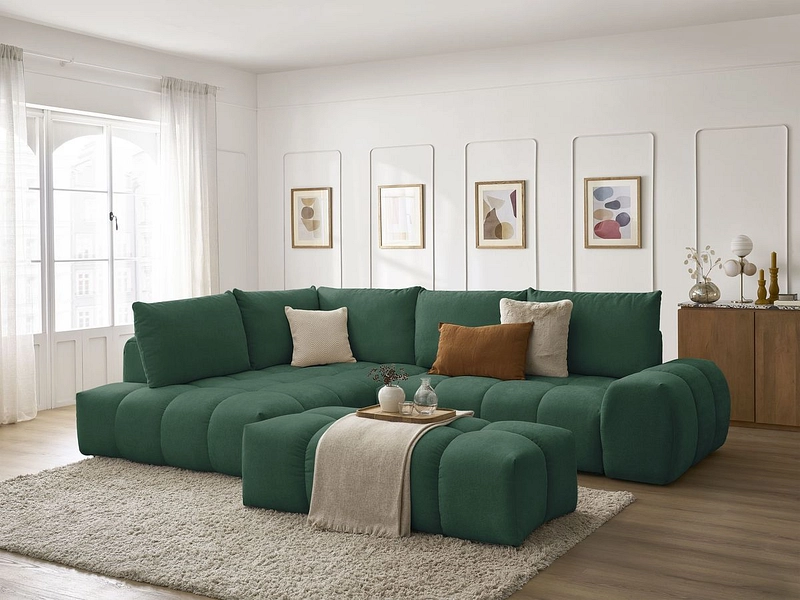 Ecksofa mit Hocker BOBOCHIC EVEREST