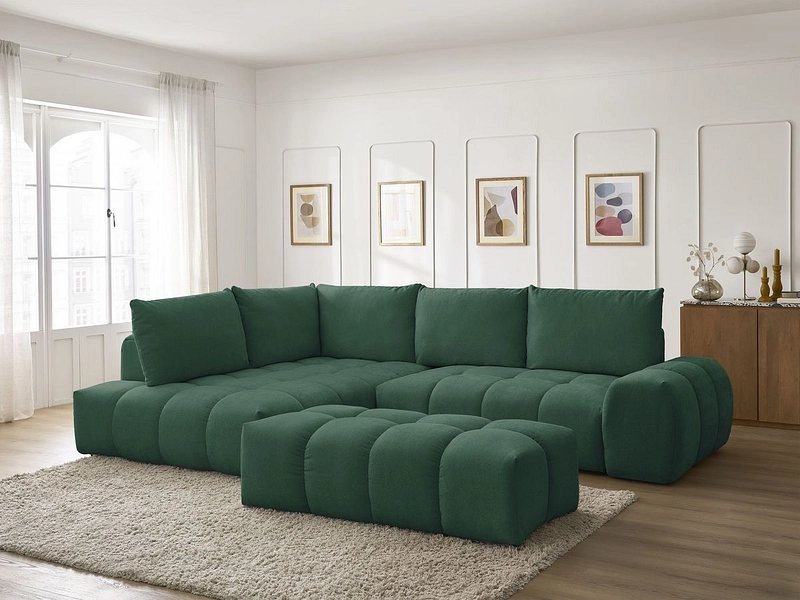 Ecksofa mit Hocker BOBOCHIC EVEREST