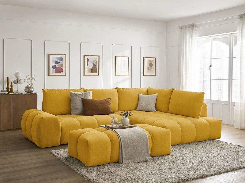 Ecksofa mit Hocker BOBOCHIC EVEREST