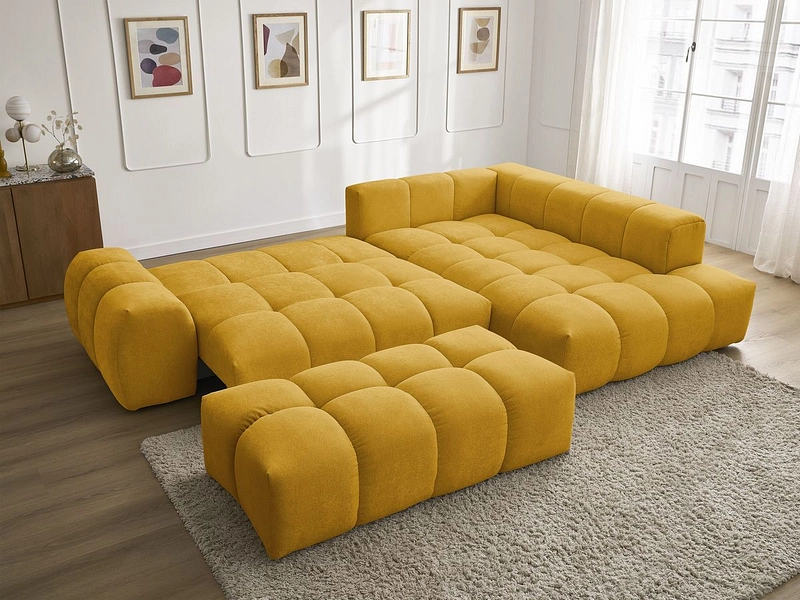 Ecksofa mit Hocker BOBOCHIC EVEREST