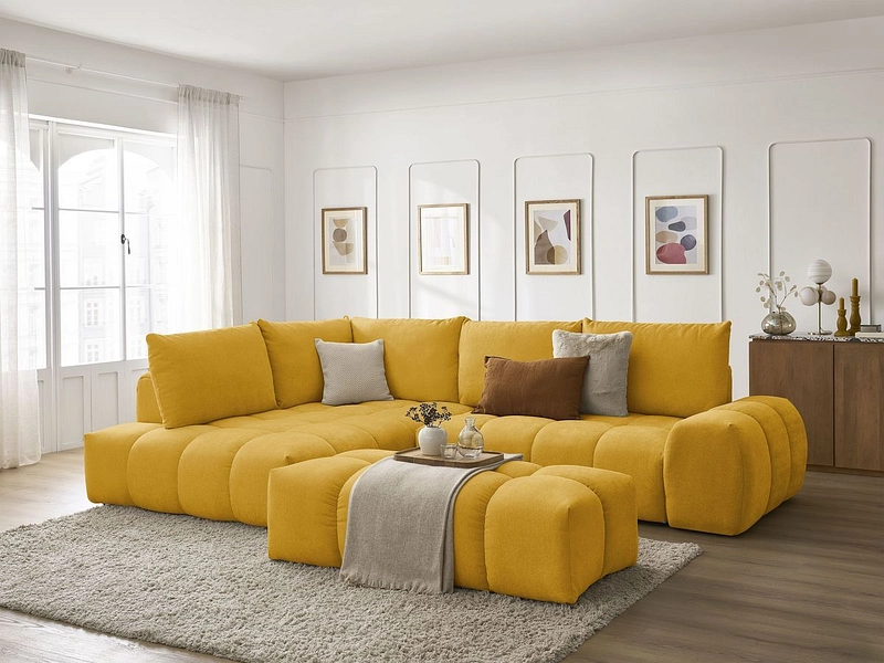 Ecksofa mit Hocker BOBOCHIC EVEREST