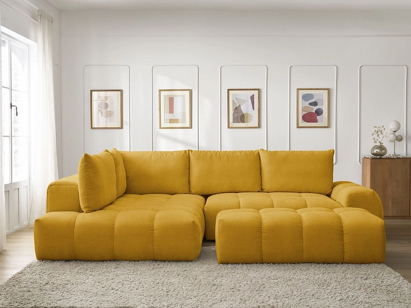 Ecksofa mit Hocker BOBOCHIC EVEREST