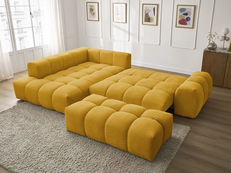 Ecksofa mit Hocker BOBOCHIC EVEREST