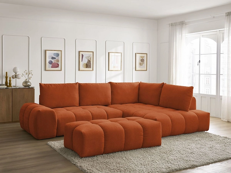 Ecksofa mit Hocker BOBOCHIC EVEREST