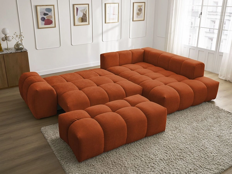 Ecksofa mit Hocker BOBOCHIC EVEREST