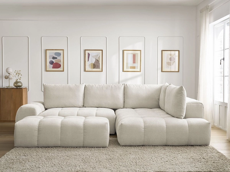 Ecksofa mit Hocker BOBOCHIC EVEREST