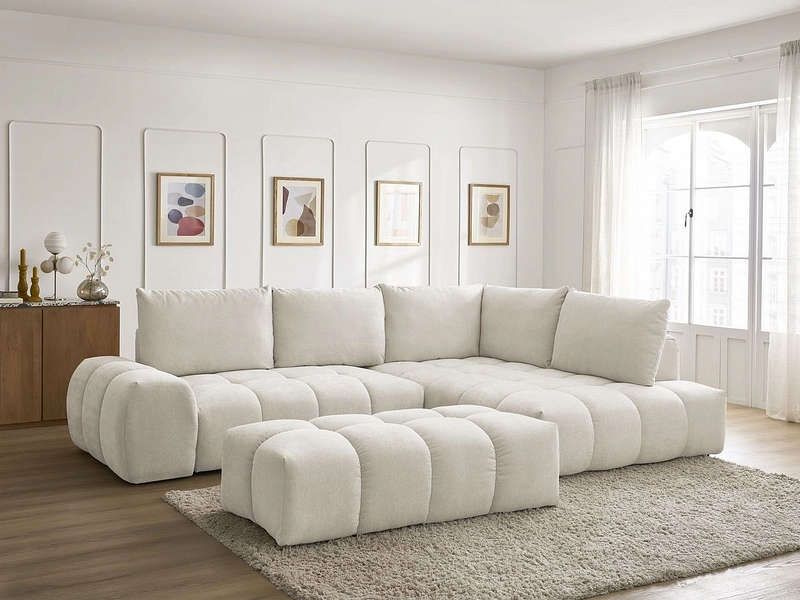 Ecksofa mit Hocker BOBOCHIC EVEREST