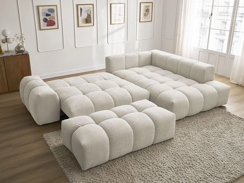Ecksofa mit Hocker BOBOCHIC EVEREST