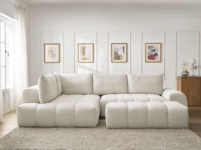 Ecksofa mit Hocker BOBOCHIC EVEREST