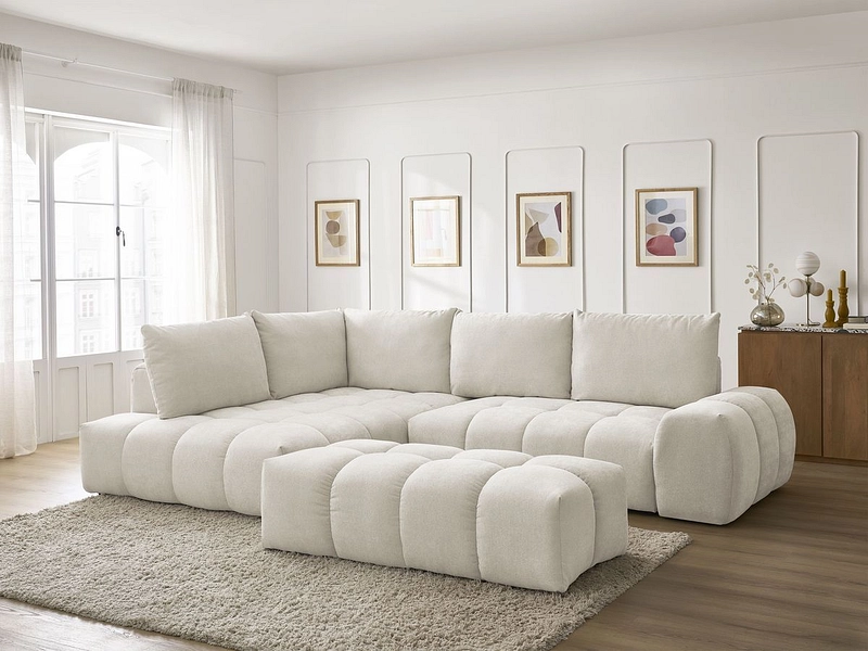 Ecksofa mit Hocker BOBOCHIC EVEREST