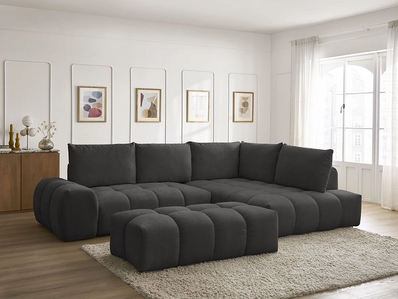 Ecksofa mit Hocker BOBOCHIC EVEREST