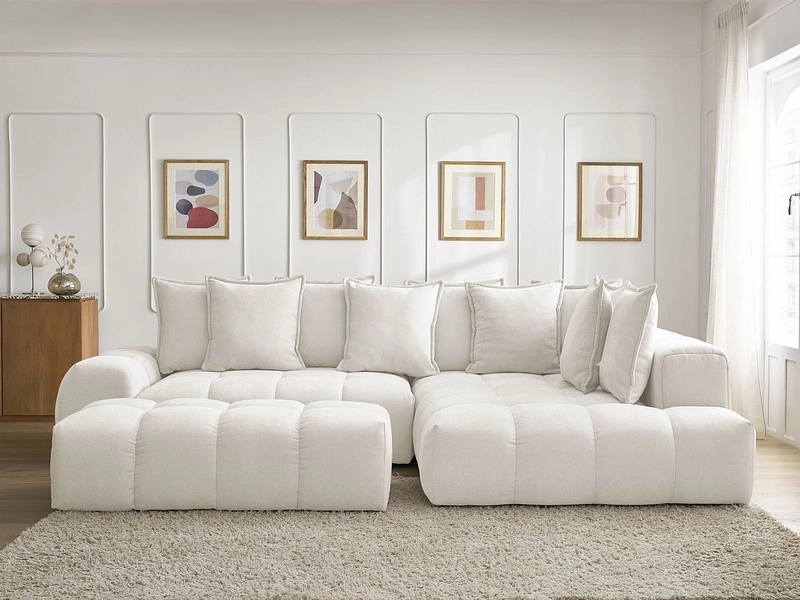 Ecksofa mit Hocker BOBOCHIC EVEREST