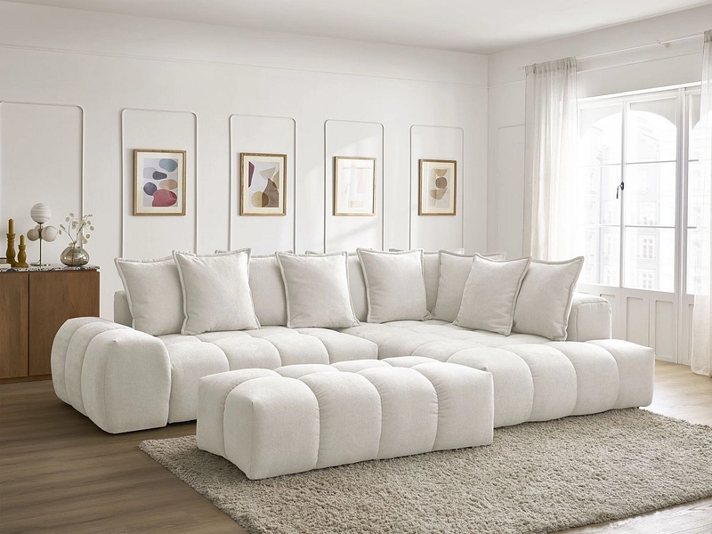 Ecksofa mit Hocker BOBOCHIC EVEREST