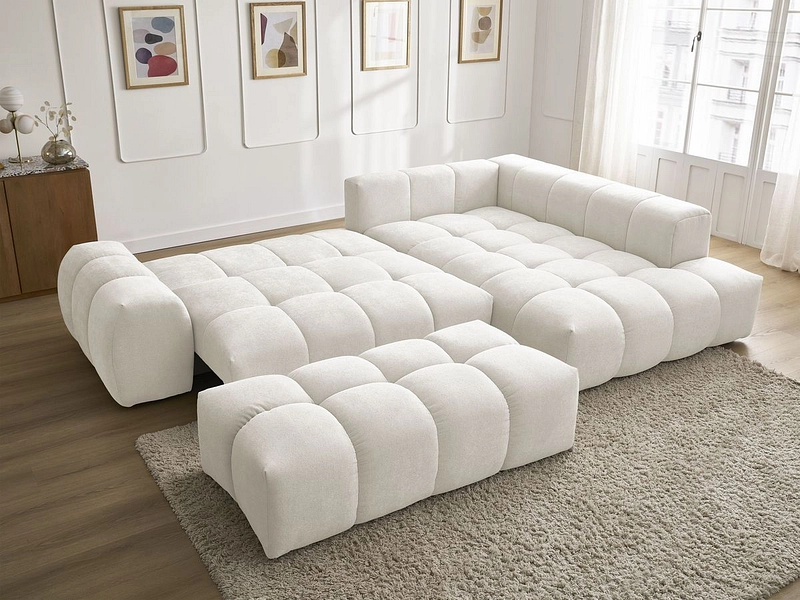 Ecksofa mit Hocker BOBOCHIC EVEREST