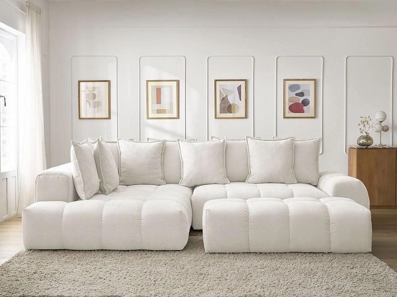 Ecksofa mit Hocker BOBOCHIC EVEREST