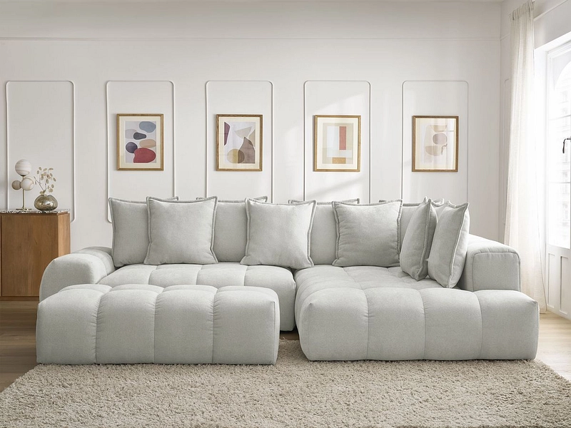 Ecksofa mit Hocker BOBOCHIC EVEREST