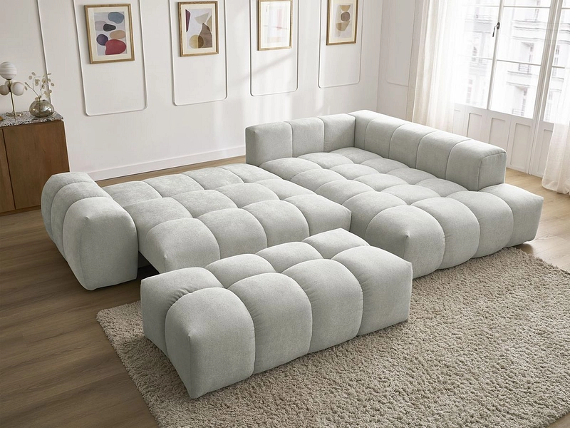 Ecksofa mit Hocker BOBOCHIC EVEREST