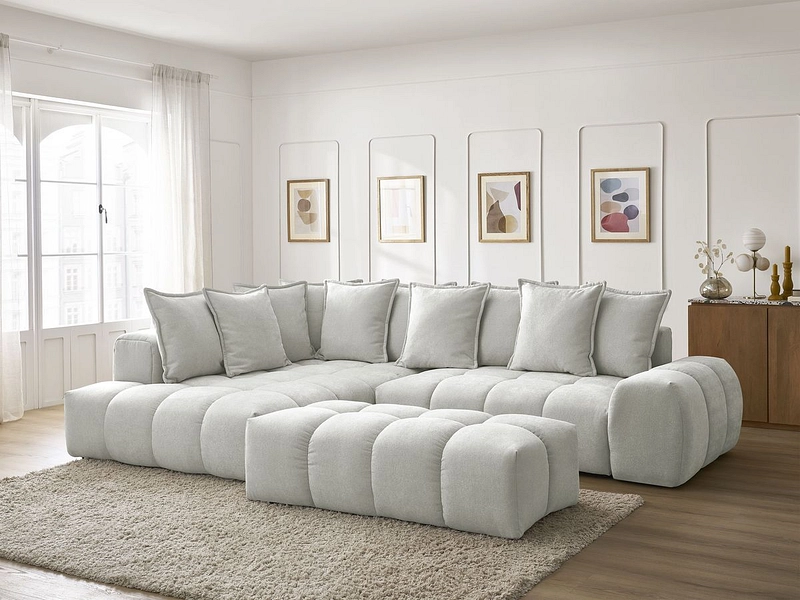 Ecksofa mit Hocker BOBOCHIC EVEREST