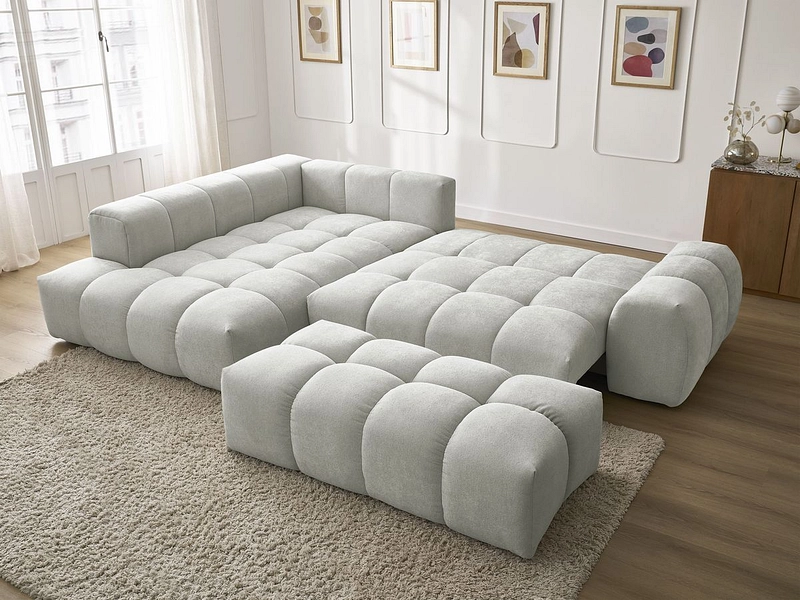 Ecksofa mit Hocker BOBOCHIC EVEREST