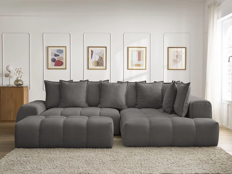 Ecksofa mit Hocker BOBOCHIC EVEREST
