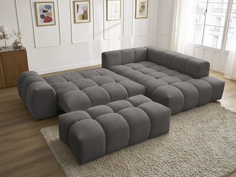 Ecksofa mit Hocker BOBOCHIC EVEREST