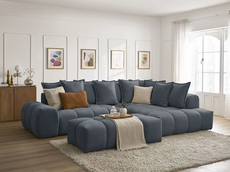 Ecksofa mit Hocker BOBOCHIC EVEREST