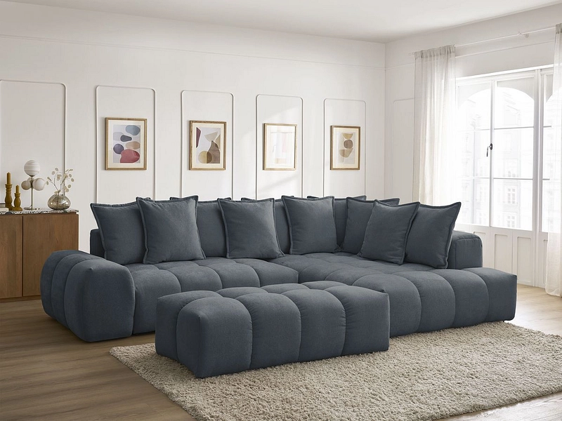 Ecksofa mit Hocker BOBOCHIC EVEREST