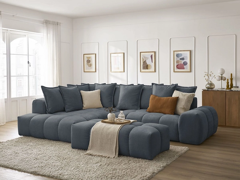 Ecksofa mit Hocker BOBOCHIC EVEREST