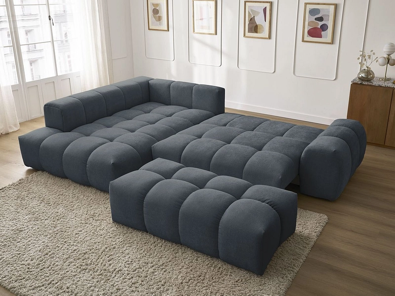 Ecksofa mit Hocker BOBOCHIC EVEREST