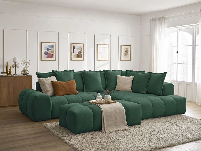 Ecksofa mit Hocker BOBOCHIC EVEREST