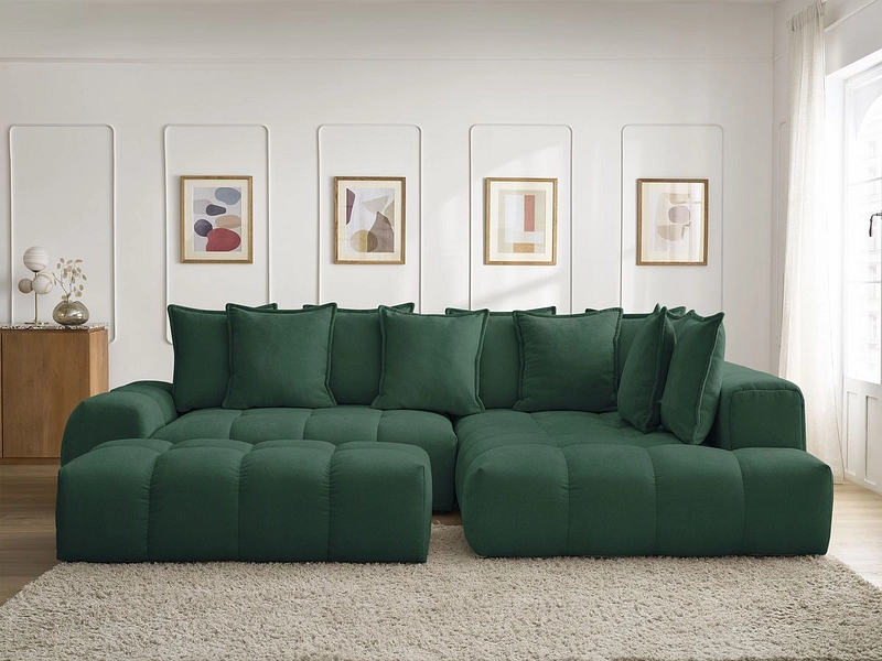 Ecksofa mit Hocker BOBOCHIC EVEREST
