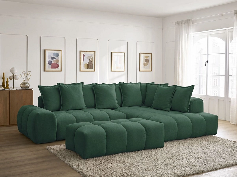 Ecksofa mit Hocker BOBOCHIC EVEREST