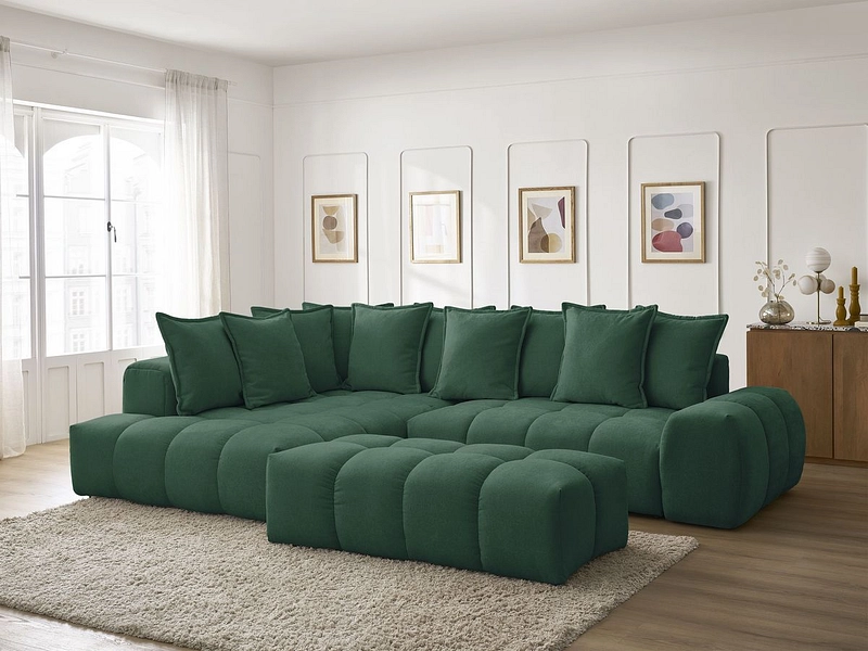 Ecksofa mit Hocker BOBOCHIC EVEREST