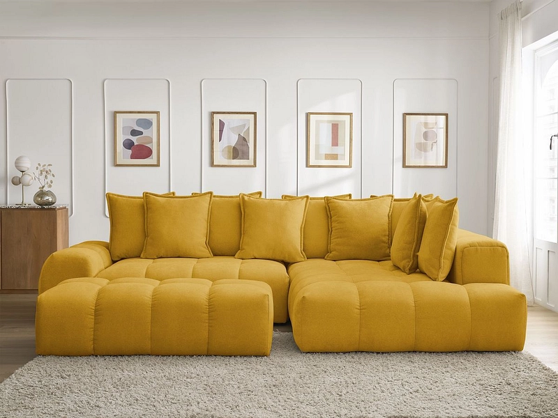 Ecksofa mit Hocker BOBOCHIC EVEREST