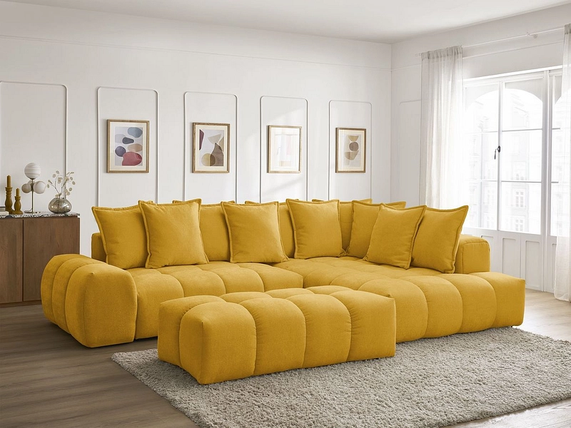 Ecksofa mit Hocker BOBOCHIC EVEREST