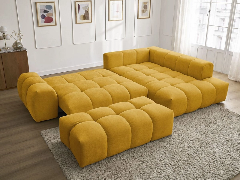 Ecksofa mit Hocker BOBOCHIC EVEREST