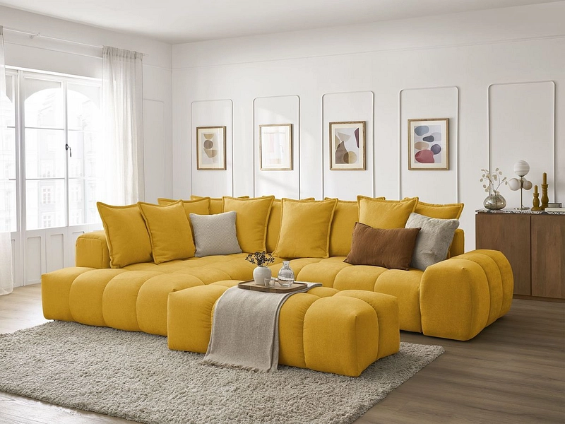 Ecksofa mit Hocker BOBOCHIC EVEREST