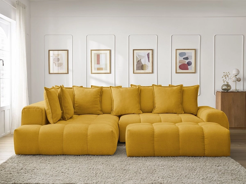 Ecksofa mit Hocker BOBOCHIC EVEREST