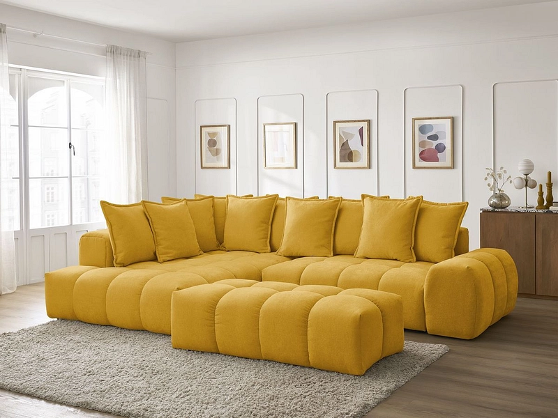 Ecksofa mit Hocker BOBOCHIC EVEREST